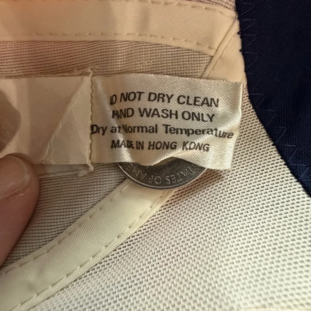 Sandcastle Vintage Floral Pleated Swim Dress Navy Pink Size 10 Retro Mod - Picture 15 of 16